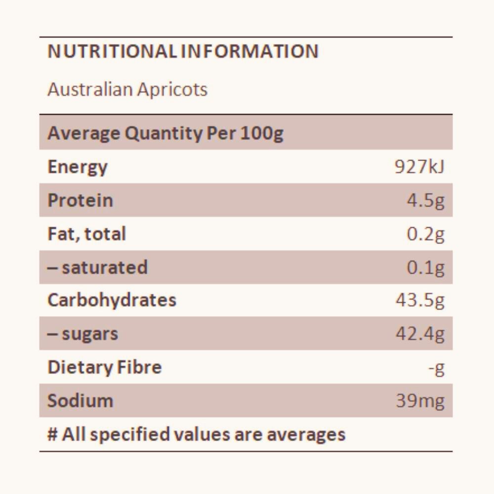 Bulk Australian Dried Apricots Of the Valley Hobart